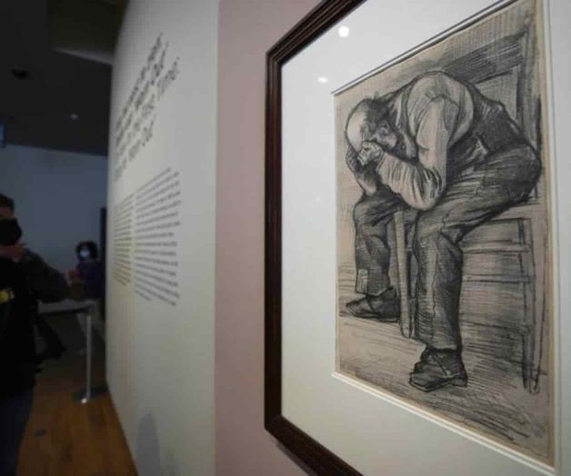 “Nuevo” dibujo de Van Gogh se exhibe en museo de Ámsterdam