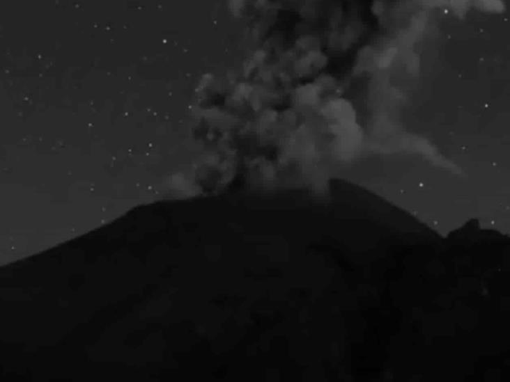 Volcán Popocatépetl presentó actividad la madrugada de este jueves Volcán Popocatépetl presentó actividad la madrugada de este jueves