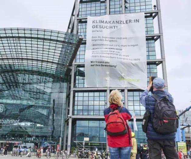 Activistas alemanes hacen campaña por el clima