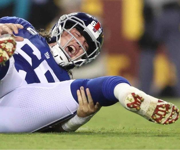 La terrible lesión de Nick Gates con los Giants