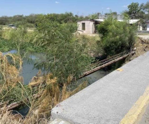 Olvidan reponer puente de cruce de dren en Río Bravo