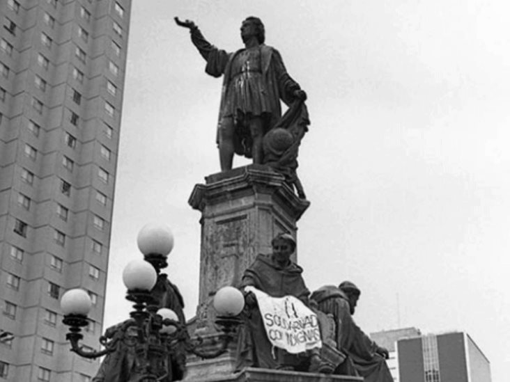 El periplo de Colón y la escultura sin autor El periplo de Colón y la escultura sin autor