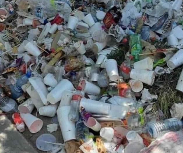 Convierten recinto histórico en vertedero