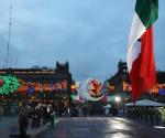 Bandera a media asta por víctimas de sismos