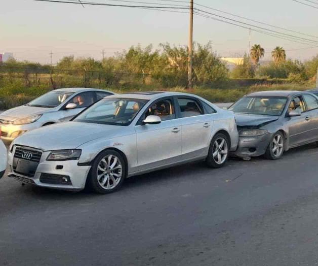 Carambola de 4 vehículos