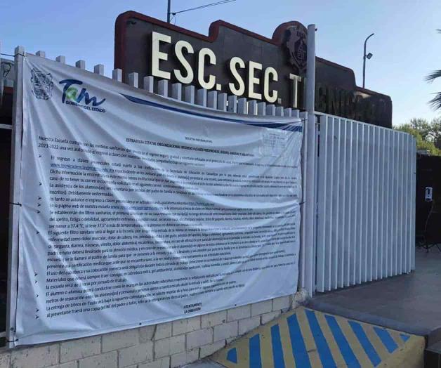 Esperan ‘sello sanitario’ para regreso a clases presenciales