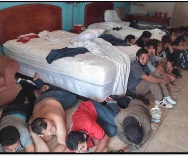 Descubren en hotel grupo de migrantes