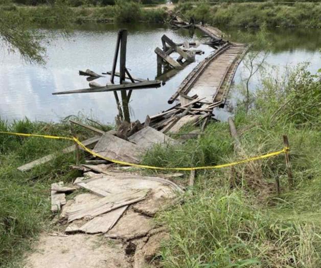 Acordonan el puente negro Acordonan el puente negro