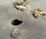 Surgen socavones en la Zona Centro