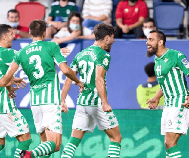 Escala el Betis posiciones en LaLiga; se impone a Osasuna