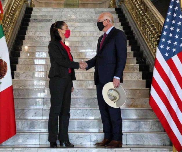 Recibe Sheinbaum a Embajador de EU