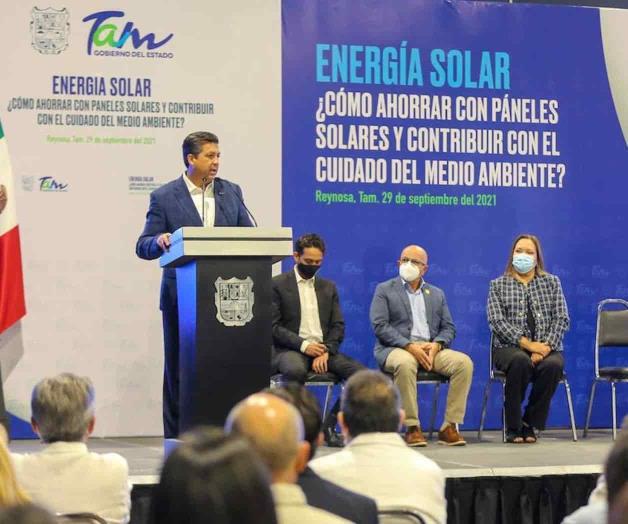 Mantiene Tamaulipas crecimiento en energías limpias, destaca CDV