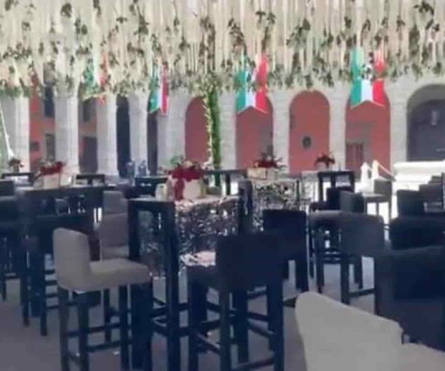 Revelan video de la fiesta del bicentenario en Palacio Nacional y acusan que no fue austera