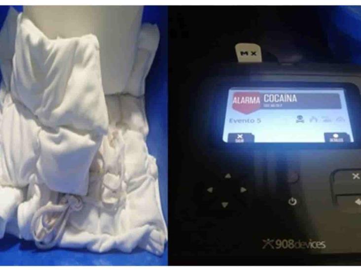 Descubren cocaína oculta en chalecos Descubren cocaína oculta en chalecos