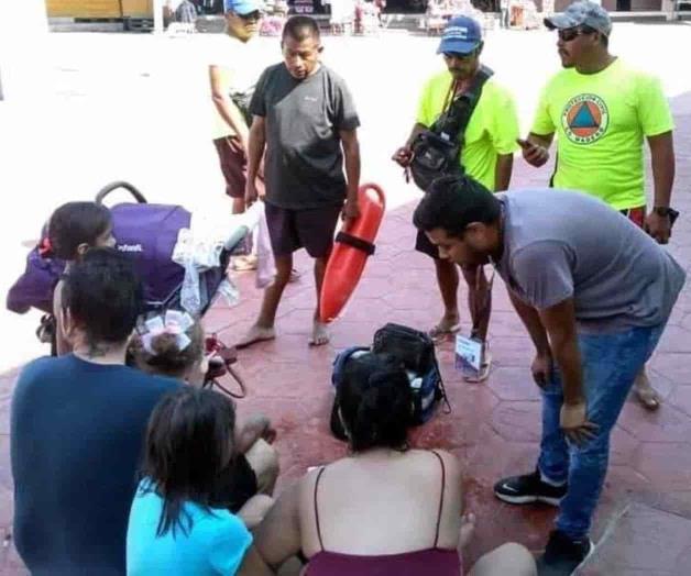 Rescatan a niña a punto de ahogarse en Playa Miramar