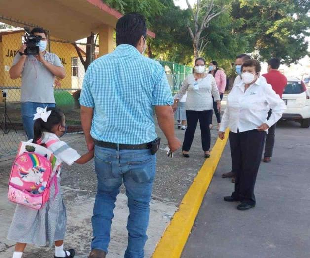 Primer regreso a clases presenciales en Madero Primer regreso a clases presenciales en Madero