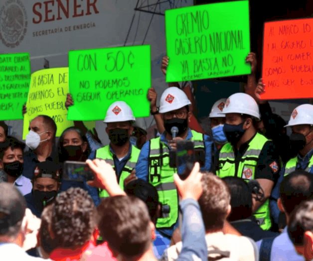 Gaseros se manifiestan contra tope en precios fijado por la Sener Gaseros se manifiestan contra tope en precios fijado por la Sener