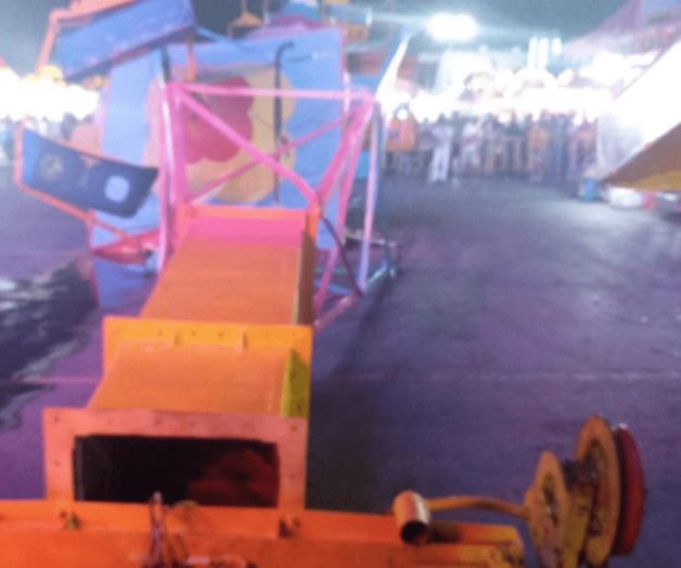 Cae un juego mecánico en Expo de Guadalupe, NL; hay cuatro lesionados (Video)