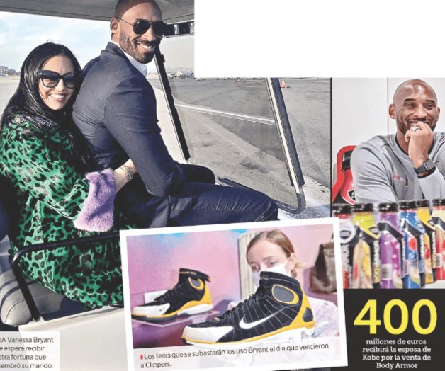 Aún muerto, Kobe Bryant gana millones