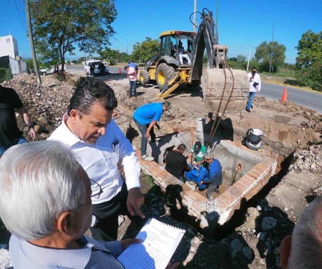 Supervisa Eduardo Gattás obras hidráulicas