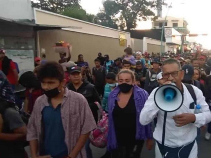 Sale de Tapachula nueva caravana de migrantes Sale de Tapachula nueva caravana de migrantes