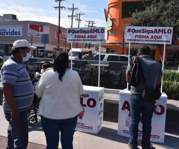 Al menos 2 mil firmas llevan para ratificación