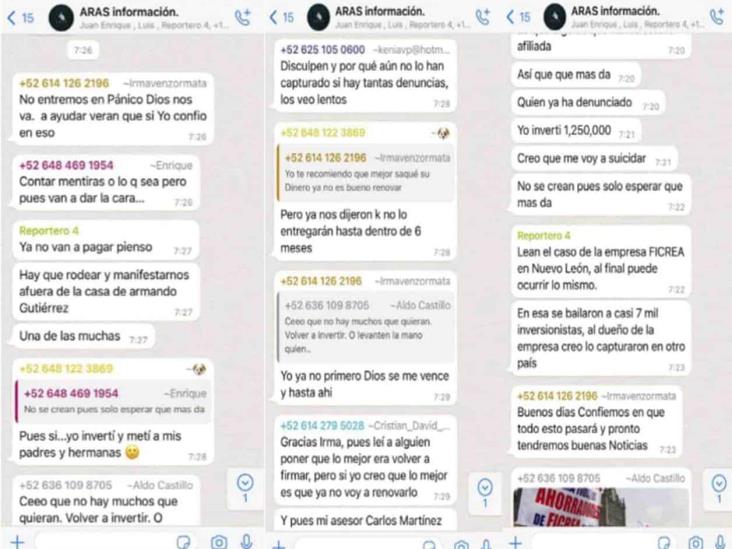 #Aras: yo invertí 1.25 mdp; creo que me voy a suicidar #Aras: yo invertí 1.25 mdp; creo que me voy a suicidar