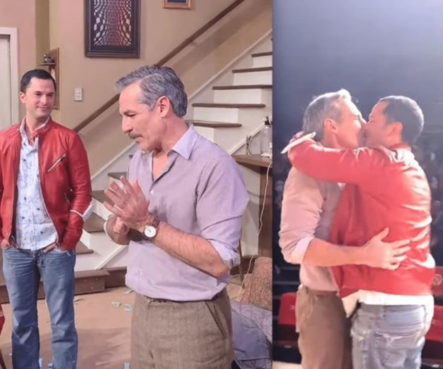 ¡Dijo que sí! El actor Juan Ríos se compromete con su novio arriba del escenario