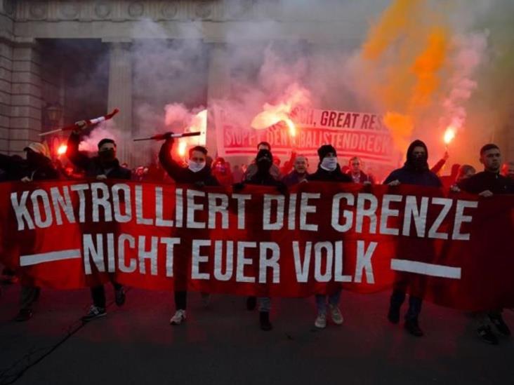 Protestas en toda Europa contra nuevos confinamientos Protestas en toda Europa contra nuevos confinamientos