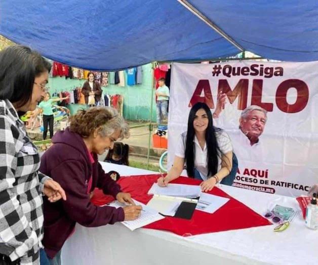 Nataly García: Respaldo total al presidente Nataly García: Respaldo total al presidente
