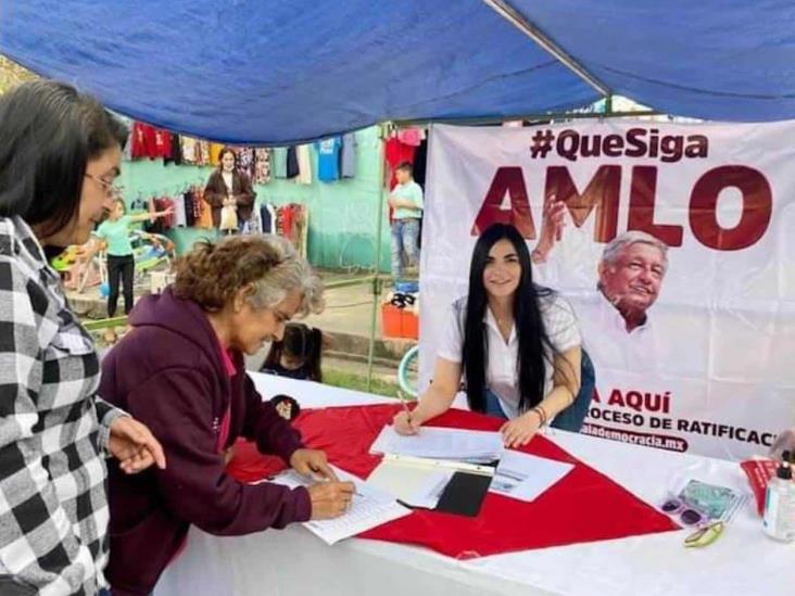 Nataly García: Respaldo total al presidente Nataly García: Respaldo total al presidente