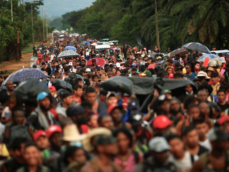 Enfila hacia la frontera nueva caravana migratoria Enfila hacia la frontera nueva caravana migratoria