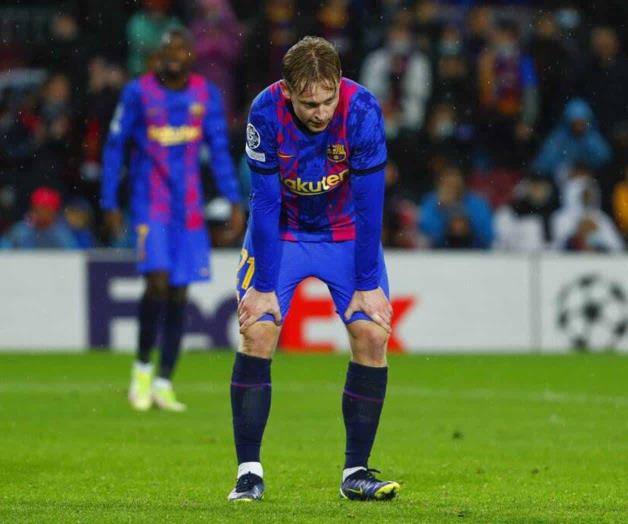 Barcelona se complica clasificación a 8vos. de Champions