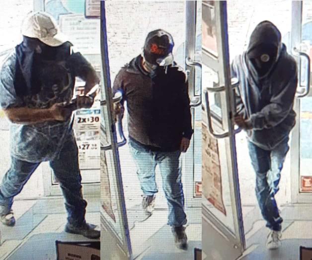 Trío de hampones atracan armados con pistola y navajas