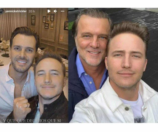 Hijo de René Strickler anuncia compromiso con su novio Manuel Alonso Cárdenas