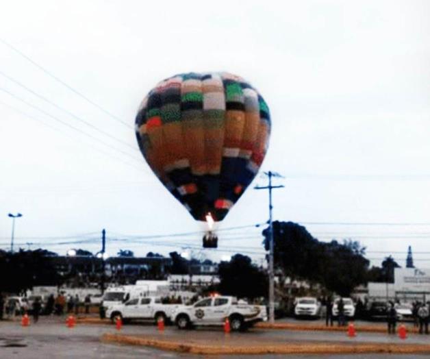 Gran expectación por globos aerostáticos en Altamira