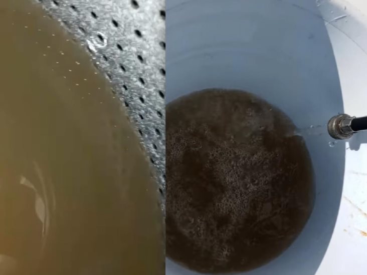 Reportan agua con sedimentos en Azteca y Misiones Reportan agua con sedimentos en Azteca y Misiones