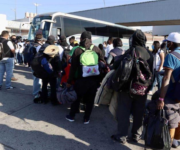 Arriba a Nuevo León caravana migrante