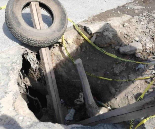 Lleva meses trampa vial en Las Cumbres