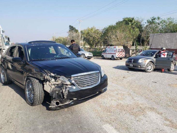Choque deja dos mujeres heridas en límite de Valle Hermoso-Matamoros Choque deja dos mujeres heridas en límite de Valle Hermoso-Matamoros