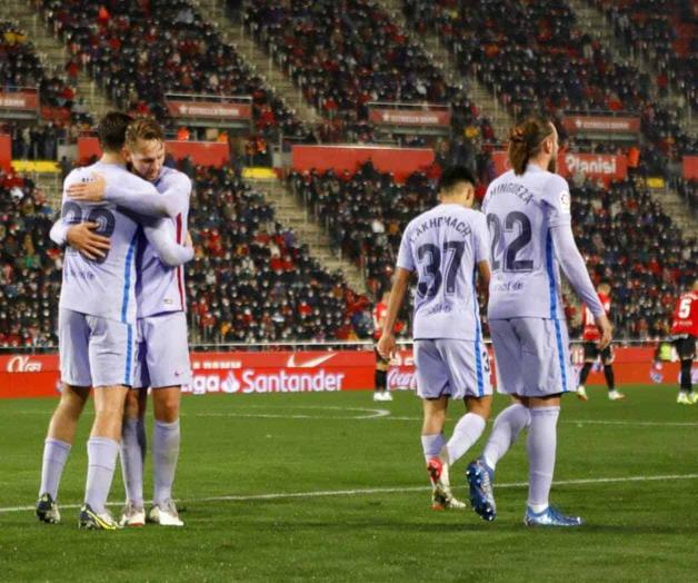 Salva Ter Stegen al Barcelona, que suma de a 3 ante Mallorca