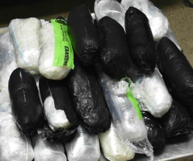 Decomisan carga de metanfetamina