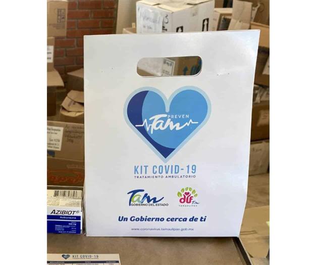 Entregan Kit a los enfermos de Covid en módulo de salud Entregan Kit a los enfermos de Covid en módulo de salud