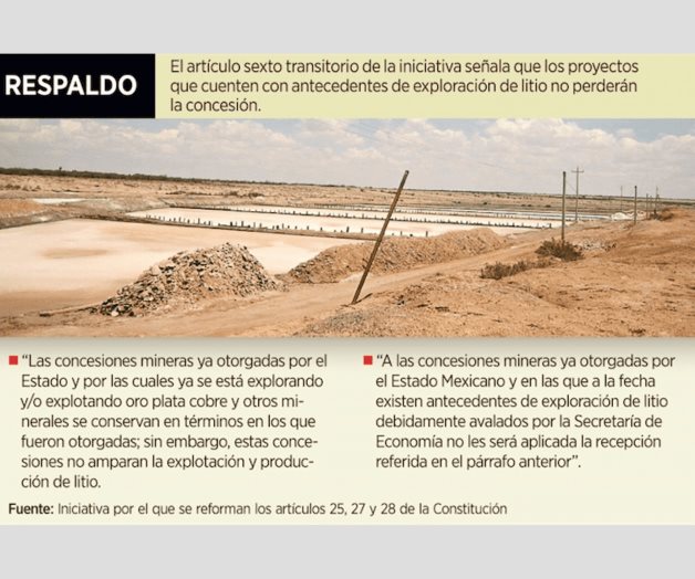 Mantendrían mineras concesiones de litio