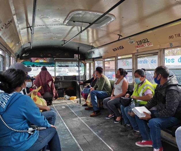 Realizan en transporte operativos sanitarios Realizan en transporte operativos sanitarios