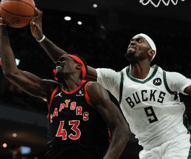 Con 30 puntos de Siakam, Raptors superan a Bucks