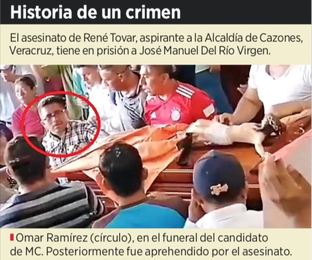 Acusan de asesino a Del Río con dichos