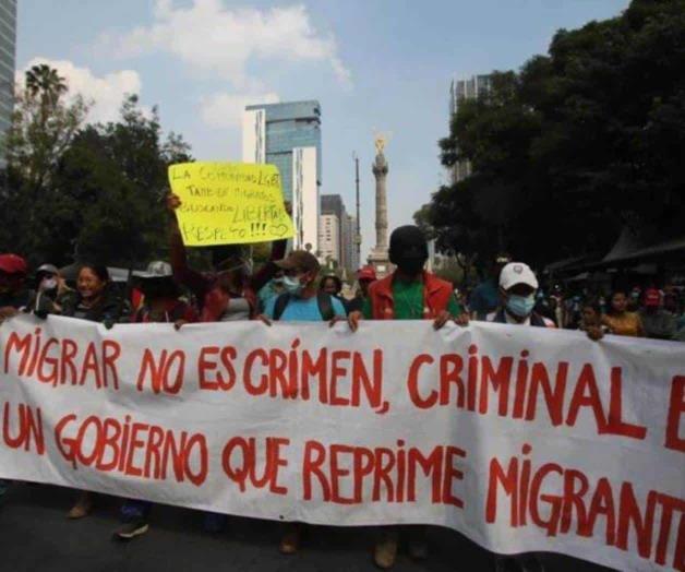 Migrantes retoman protestas en frontera sur de México