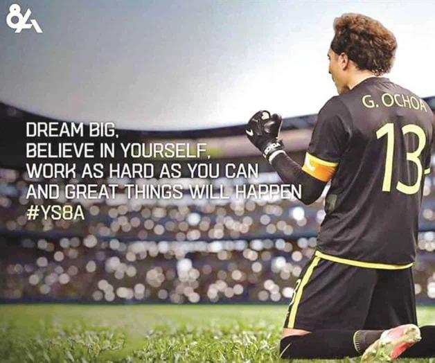 Saca Guillermo Ochoa su página WEB