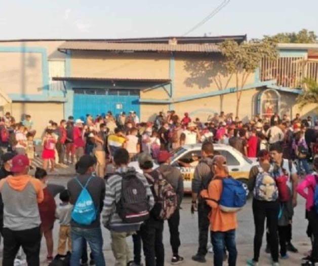 Desarticulan caravana de migrantes